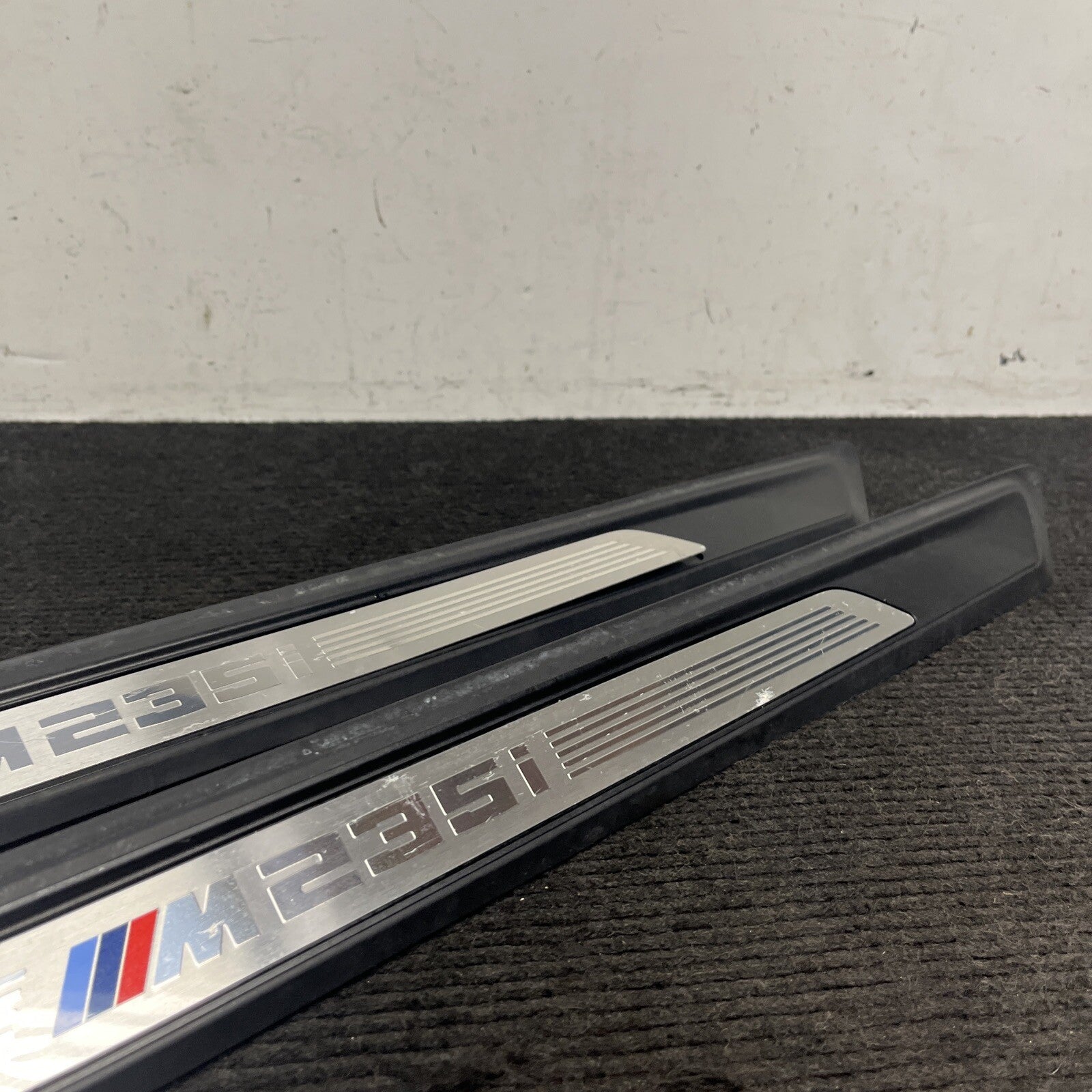☑️ 14-16 OEM BMW F22 M235 Pair Door Sills M SPORT Scuff Plate Trim SET NOTE*