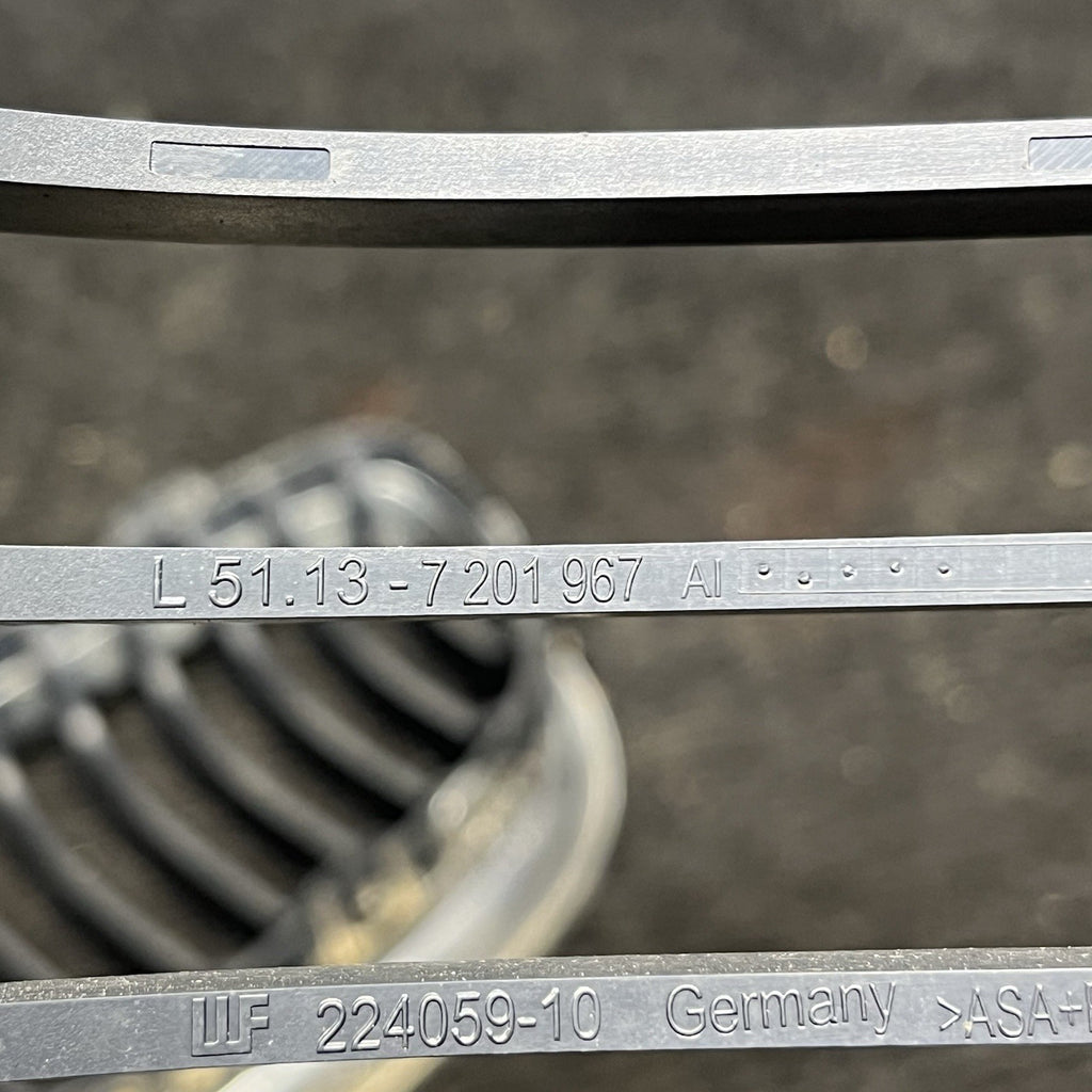 ☑️ BMW 3 Series E90 E91 Front Bumper Grill Pair Kidney 7201967 7201968 GENUINE