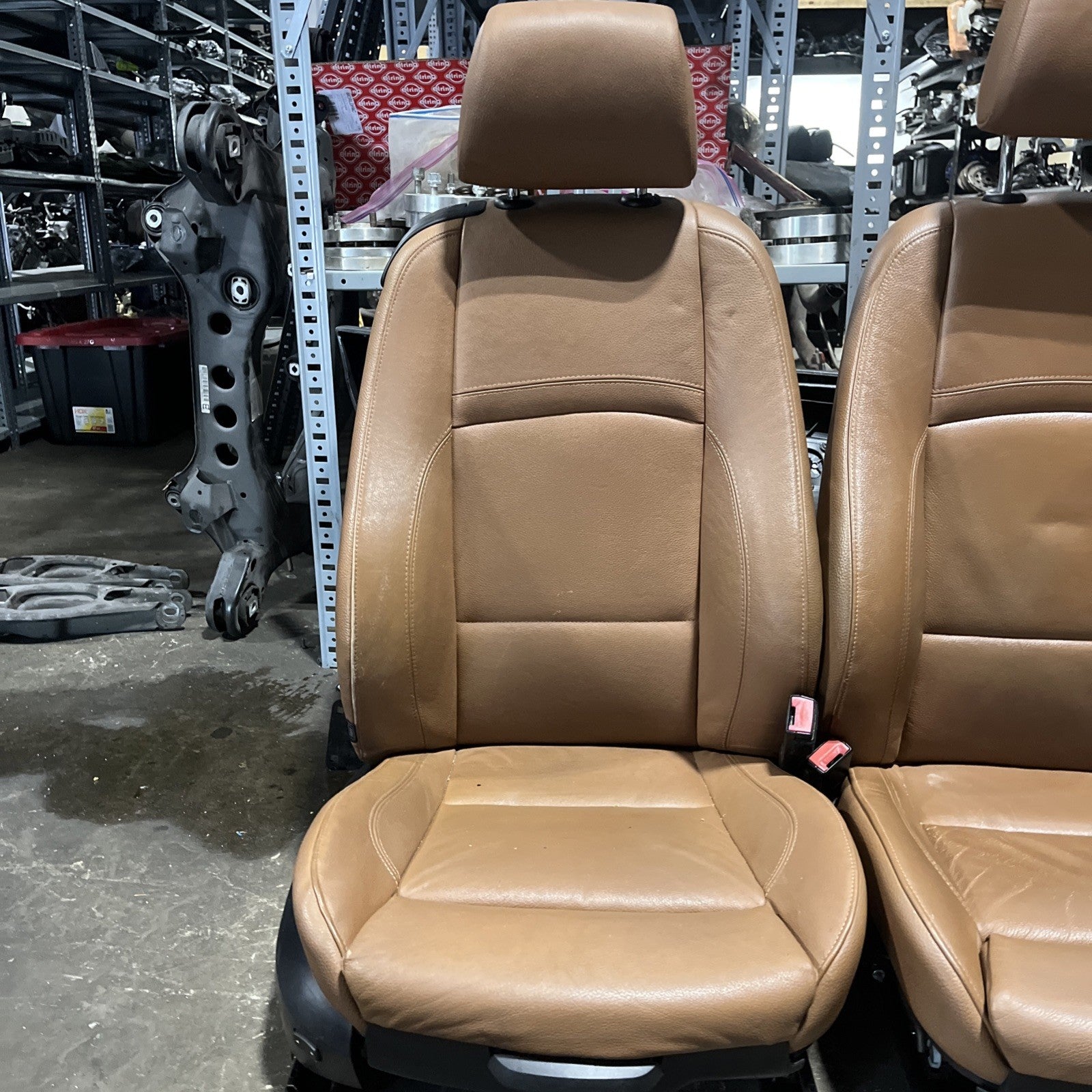 ☑️ 07-13 OEM BMW E92 Front Left Right SPORT Seats Black Dakota Leather HEATED