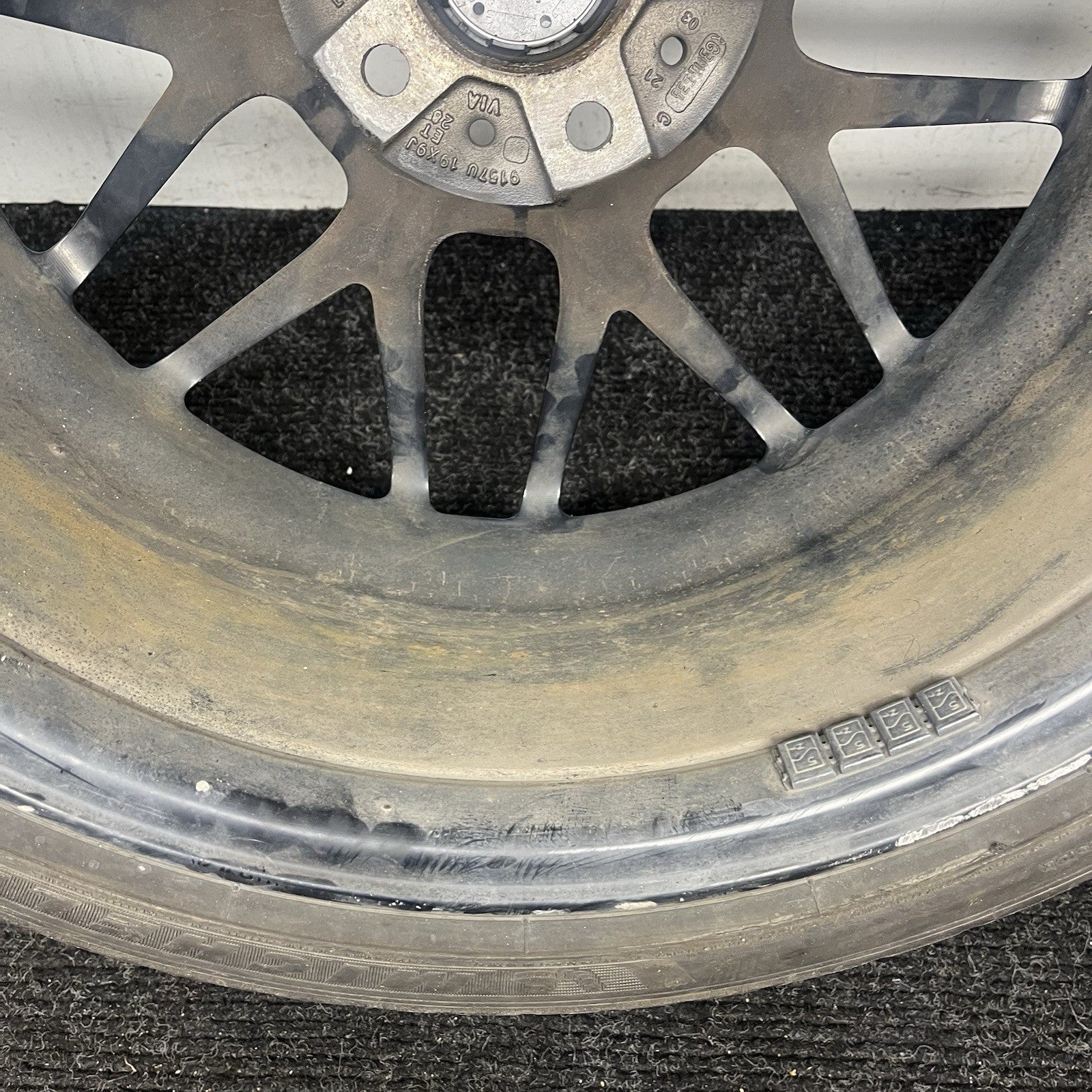 ☑️ APEX ARC-8 WHEEL RIM TIRE 19 X 9 ET 28 BLACK MICHELIN PS AS4 235/40/19
