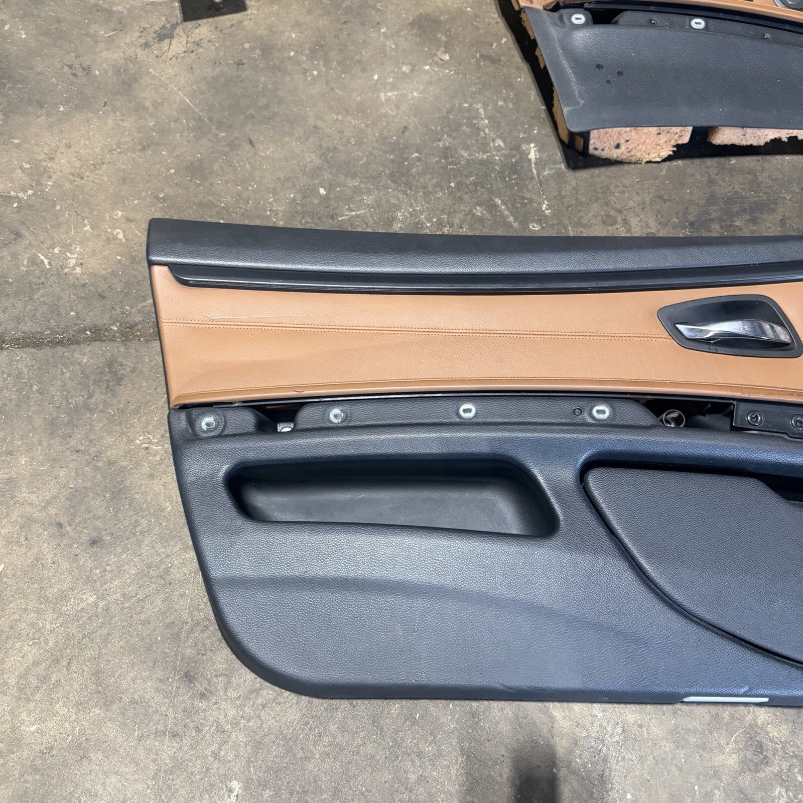 ☑️ 07-13 BMW E93 335 Convertible OEM Saddle Brown Interior Seats Complete Heated
