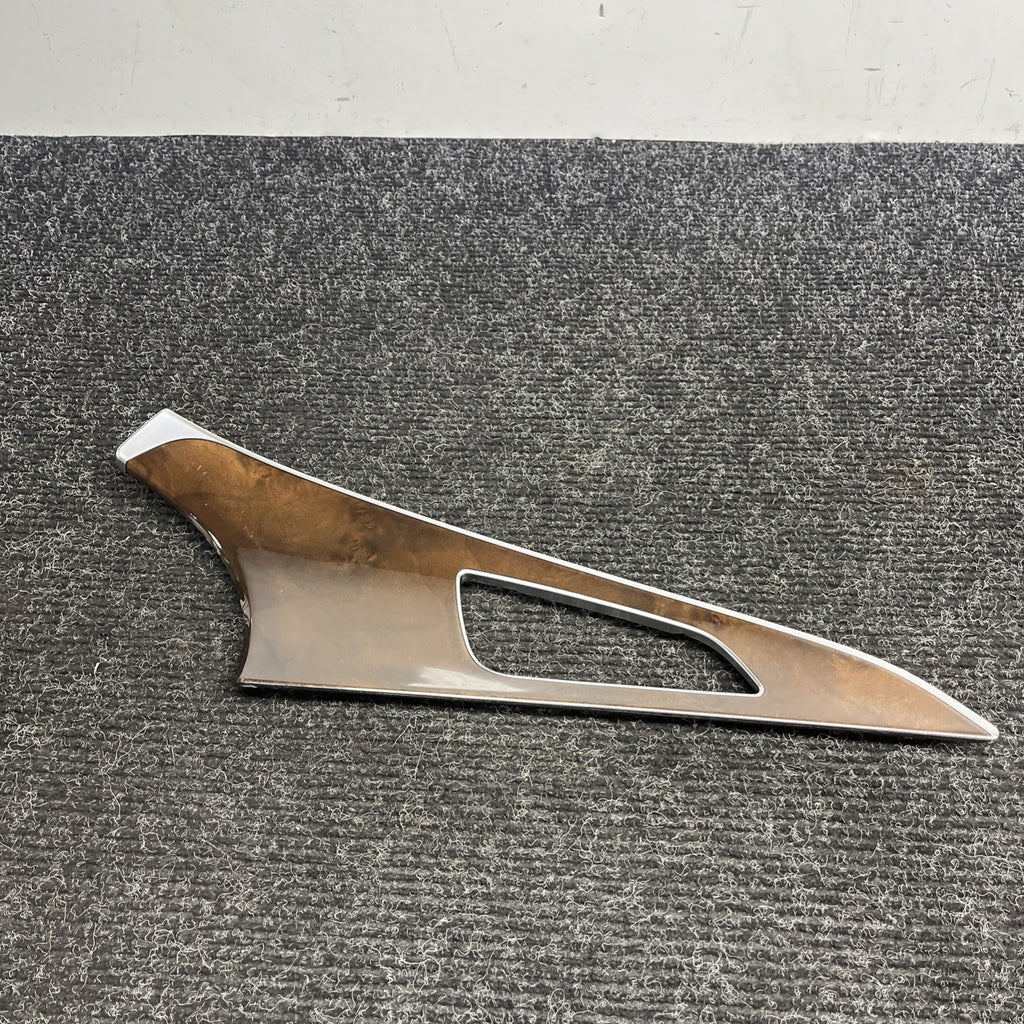 ☑️ 2012-2018 Audi A6 S6 Front Passenger Door Panel Trim Wood Grain Right