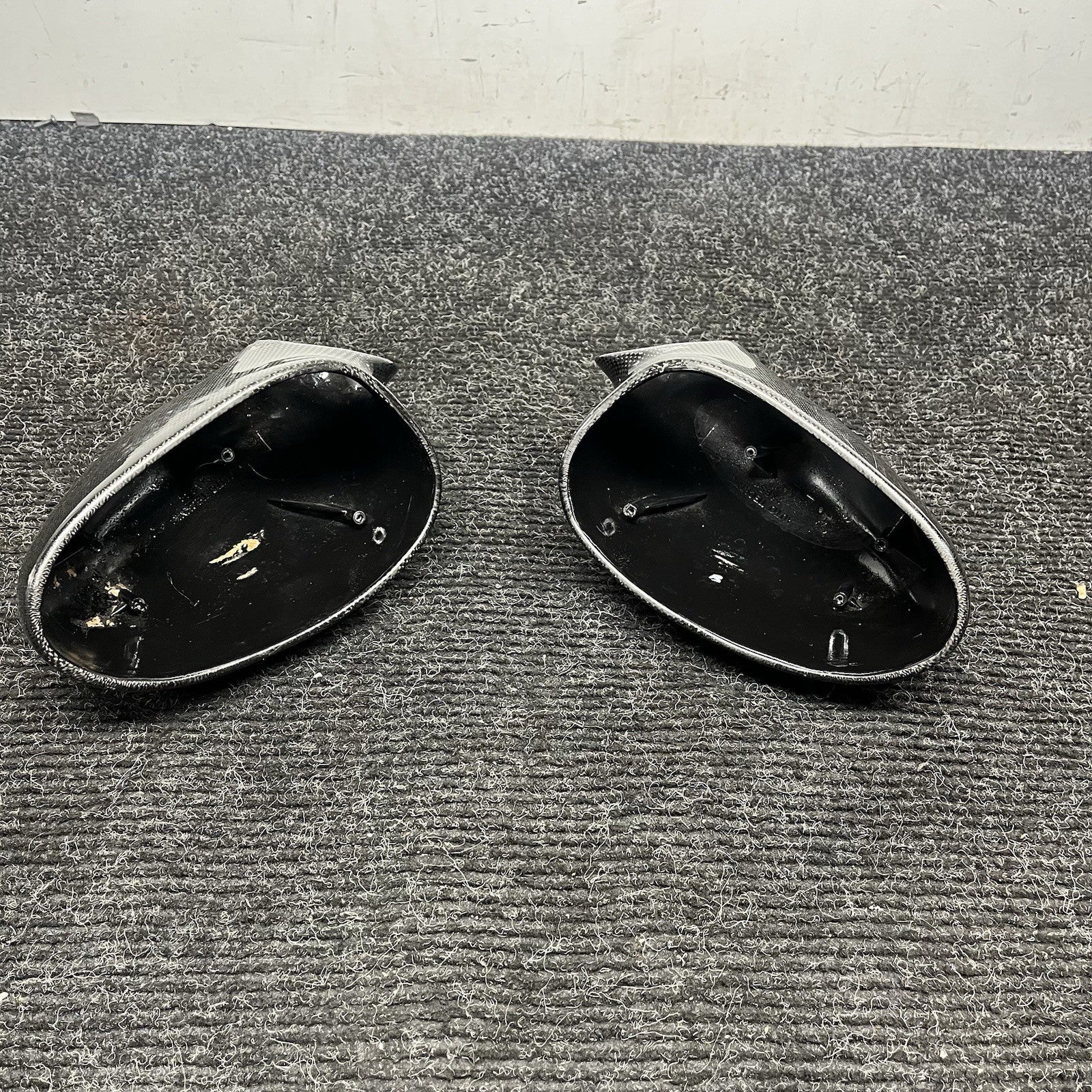 ☑️ Real Carbon Fiber Add-on Side Mirror Cover Caps for BMW M3 E46 2001-2006 NOTE