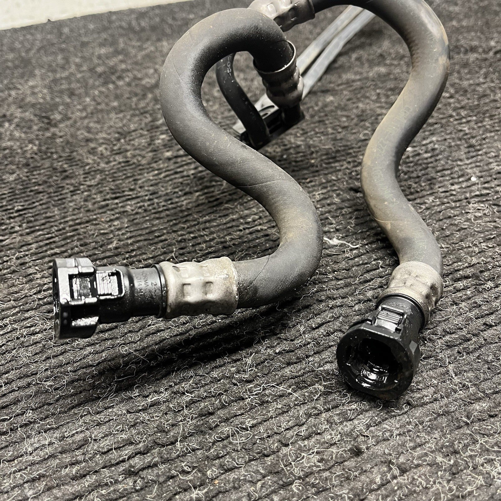 ☑️ BMW E90 E92 E91 328i N52 Automatic Transmission Oil Cooler Lines RWD OEM