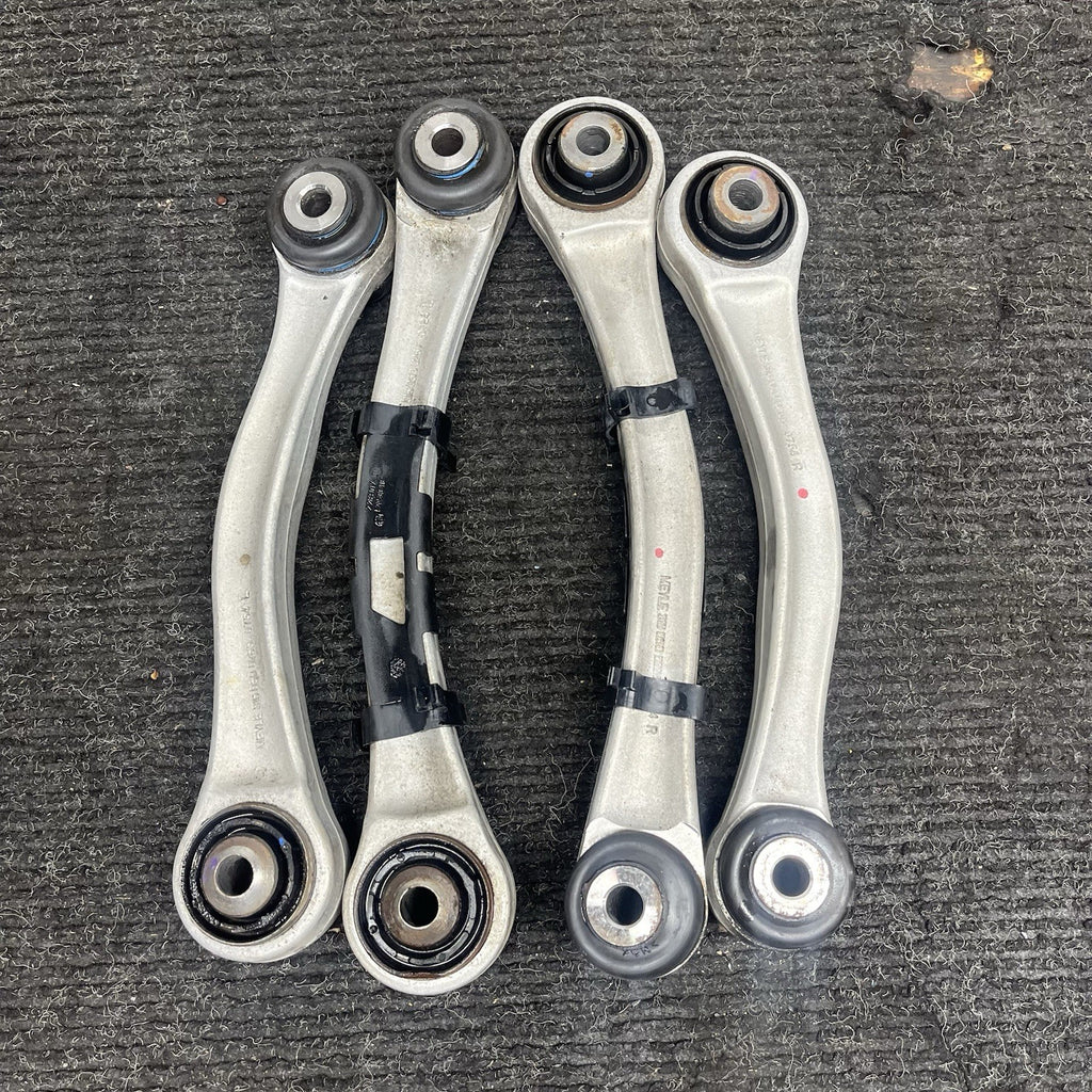 ☑️ 2008-2013 BMW E9x M3 Factory Rear Wishbone Guide Link Control Arm Set OEM