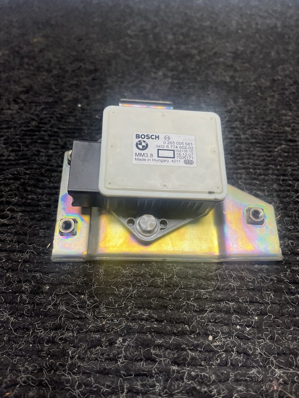 ☑️7-13 BMW E82 E88 E90 E92 Speed Rotational YAW Rate Sensor Module W Bracket OEM