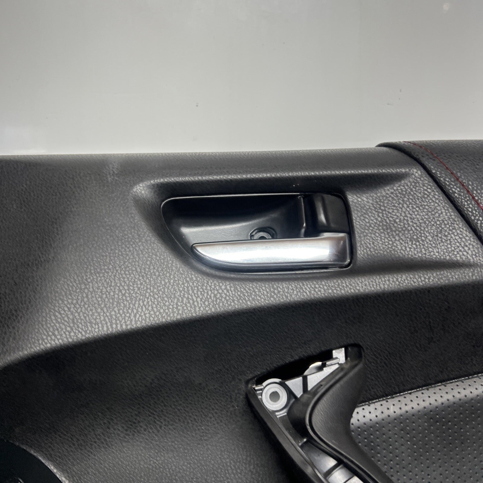 ☑️2015 SCION FRS FR-S BRZ RIGHT PASSENGER DOOR PANEL OEM LEATHER RED STITCH