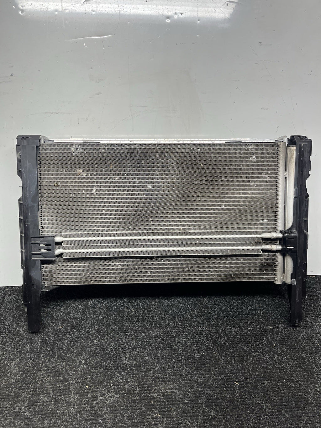 ☑️ 07-13 BMW E92 N54 335i RADIATOR M/T MANUAL TRANSMISSION W CONDENSER OEM