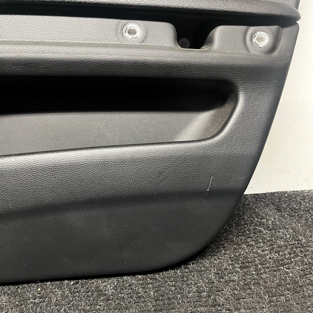 ☑️ 07-13 OEM BMW E93 E92 Front Passenger Door Card Panels Black Dakota LEATHER
