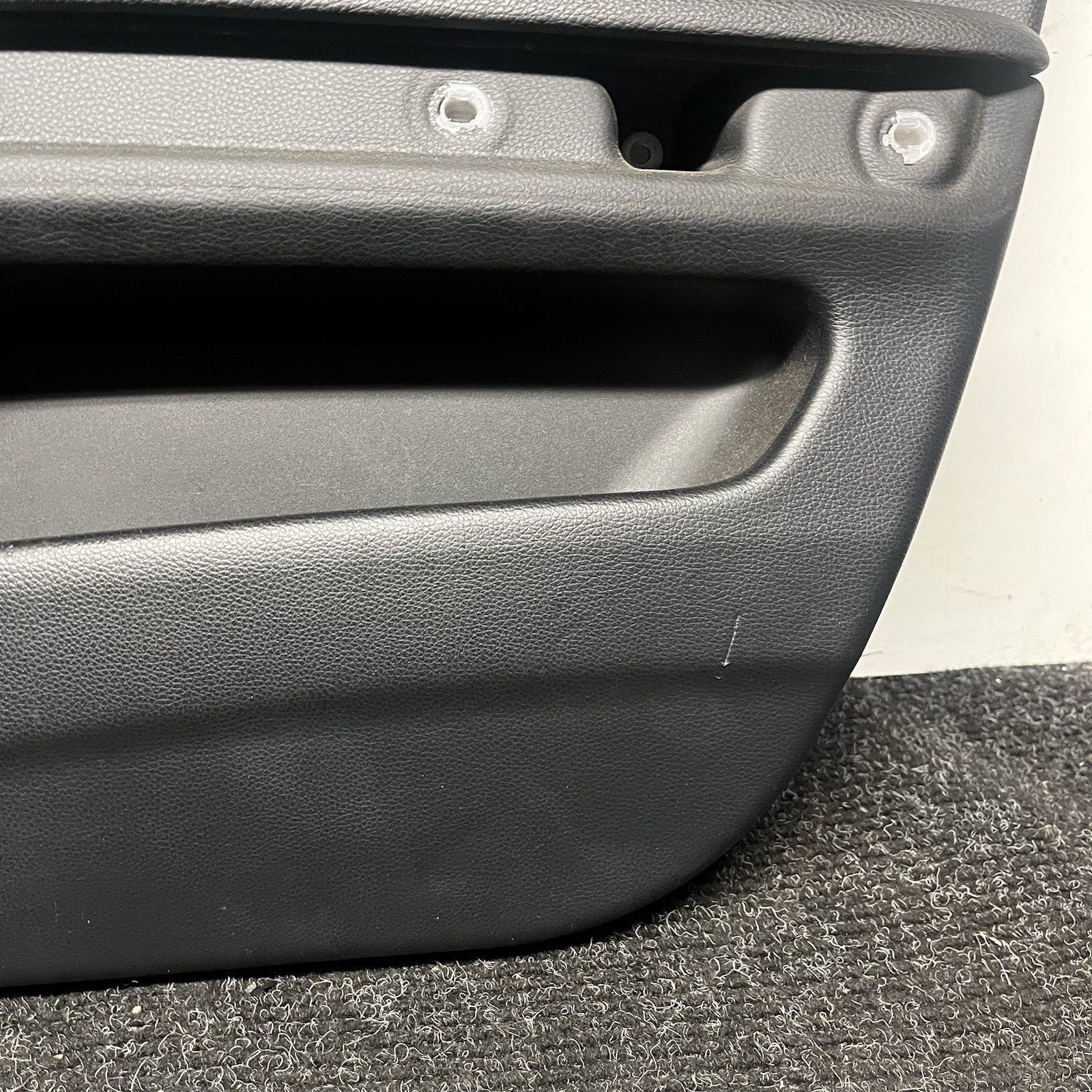 ☑️ 07-13 OEM BMW E93 E92 Front Passenger Door Card Panels Black Dakota LEATHER