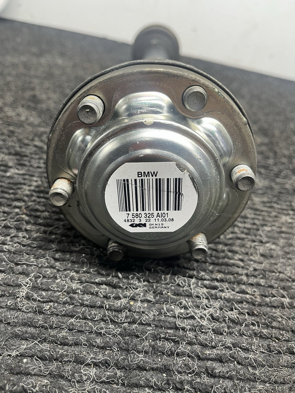 ☑️ 08-13 Bmw E92 E82 135i 138iRear Left Driver Side Axle Output Shaft Oem