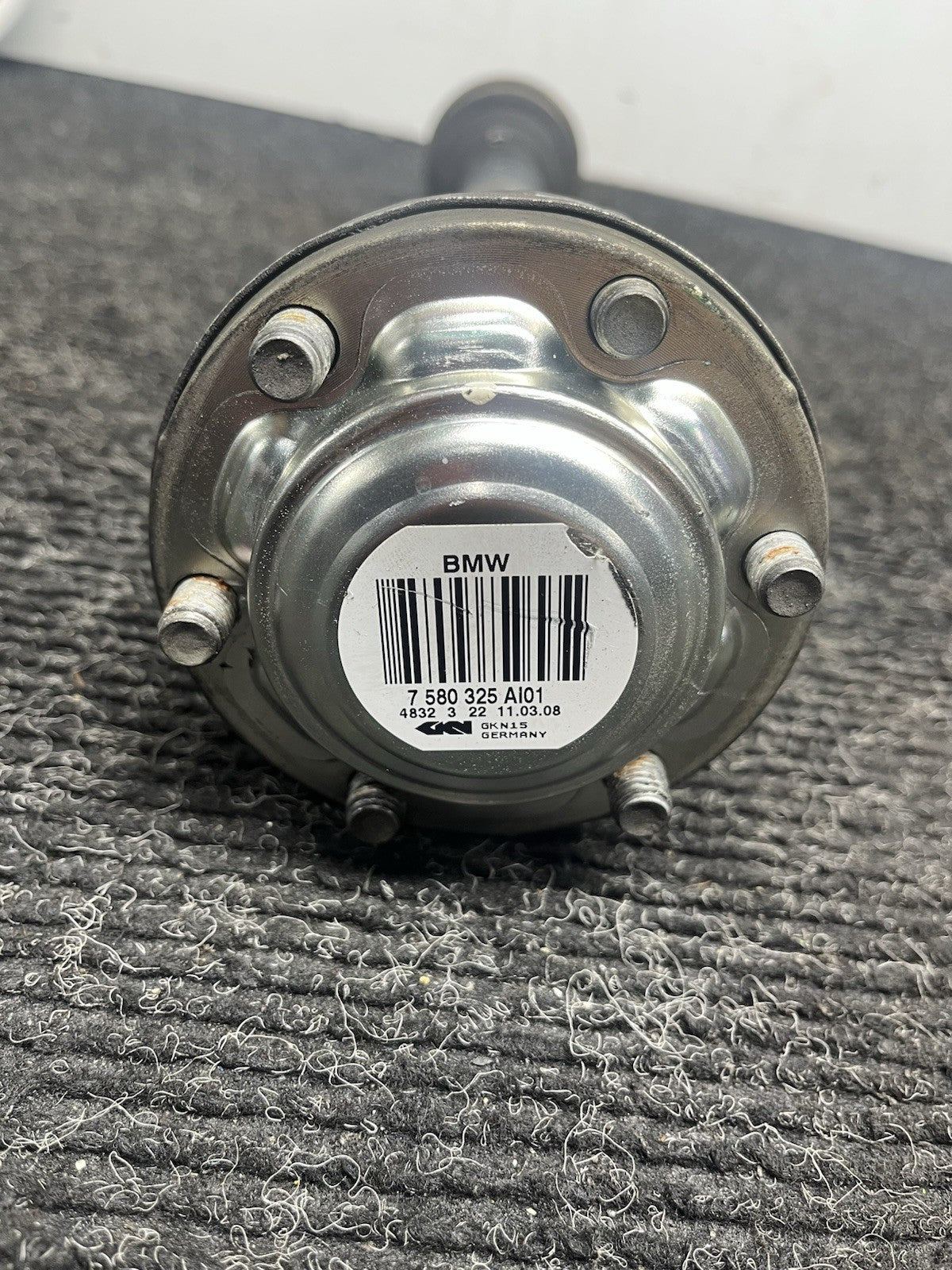 ☑️ 08-13 Bmw E92 E82 135i 138iRear Left Driver Side Axle Output Shaft Oem