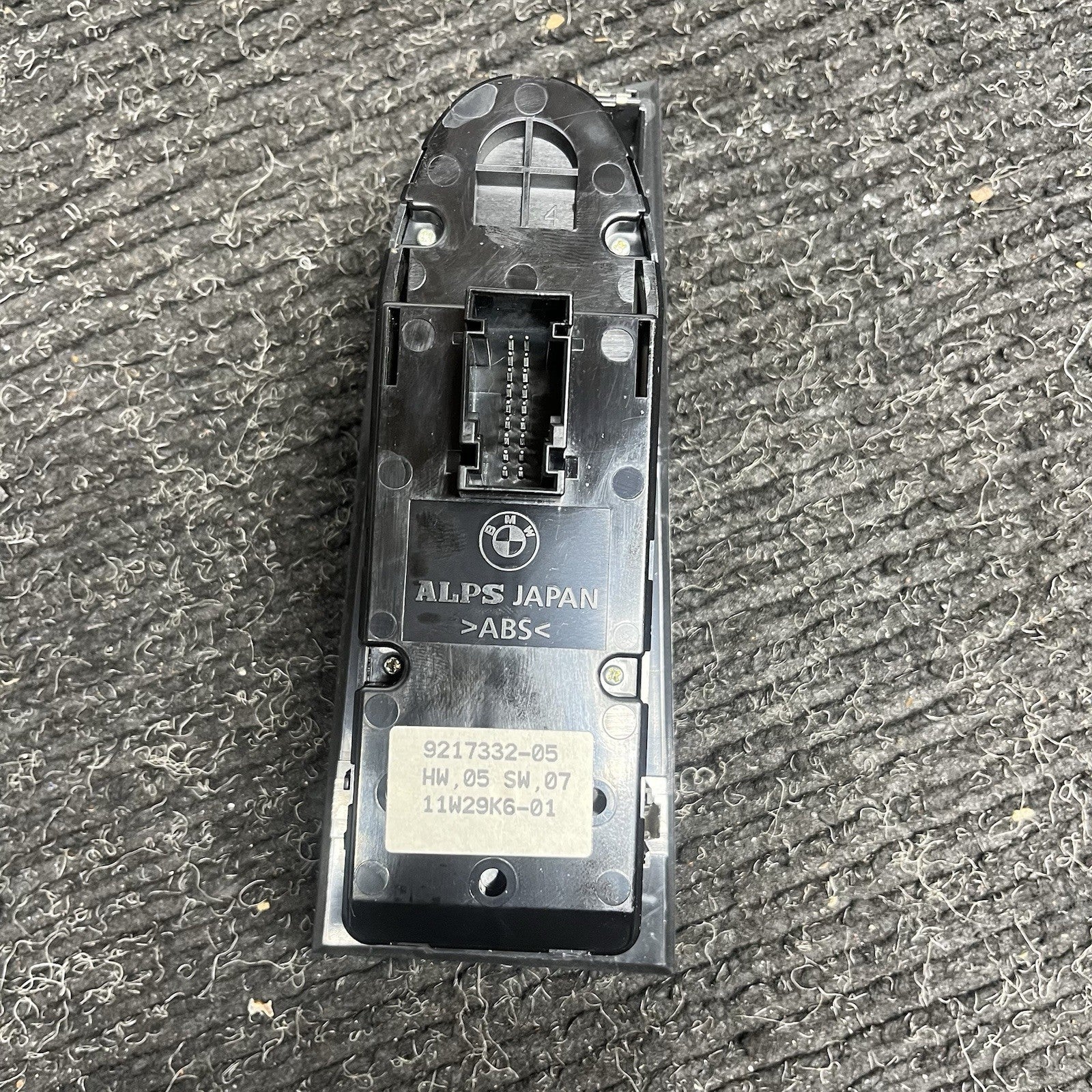 ☑️ 2007-2013 BMW E90 3 Series Driver Master Power Window Switch 9217332 Oem
