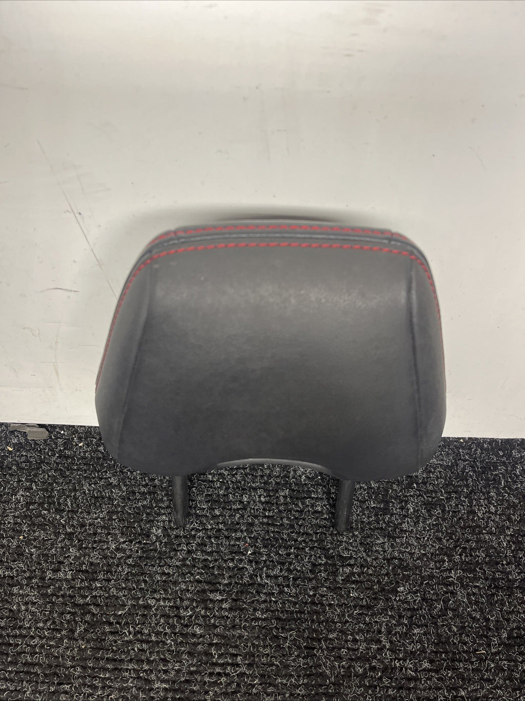 ☑️ 2013-2018 SCION FRS GT86 FRONT SEAT LEATHER RED STITCH HEAD REST