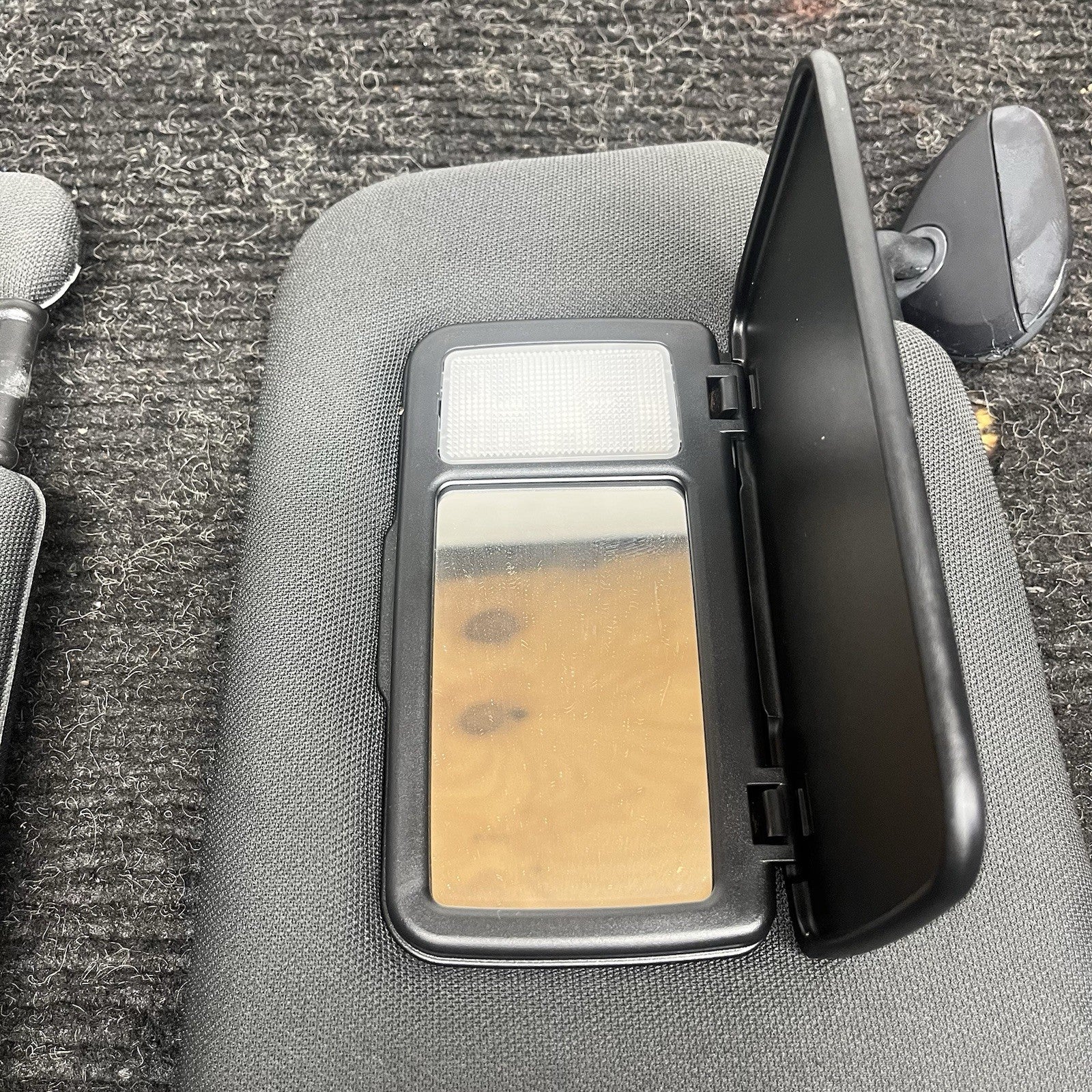 ☑️ 2015-2019 Subaru WRX STI Left Driver Passenger Right Sun Visor Pair OEM 15-19