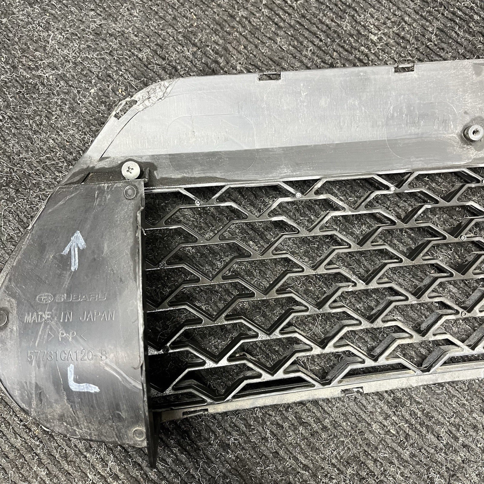 ☑️ 2013-2016 Scion FR-S Front Bumper Lower Grille Grill Molding 57731CA120 OEM