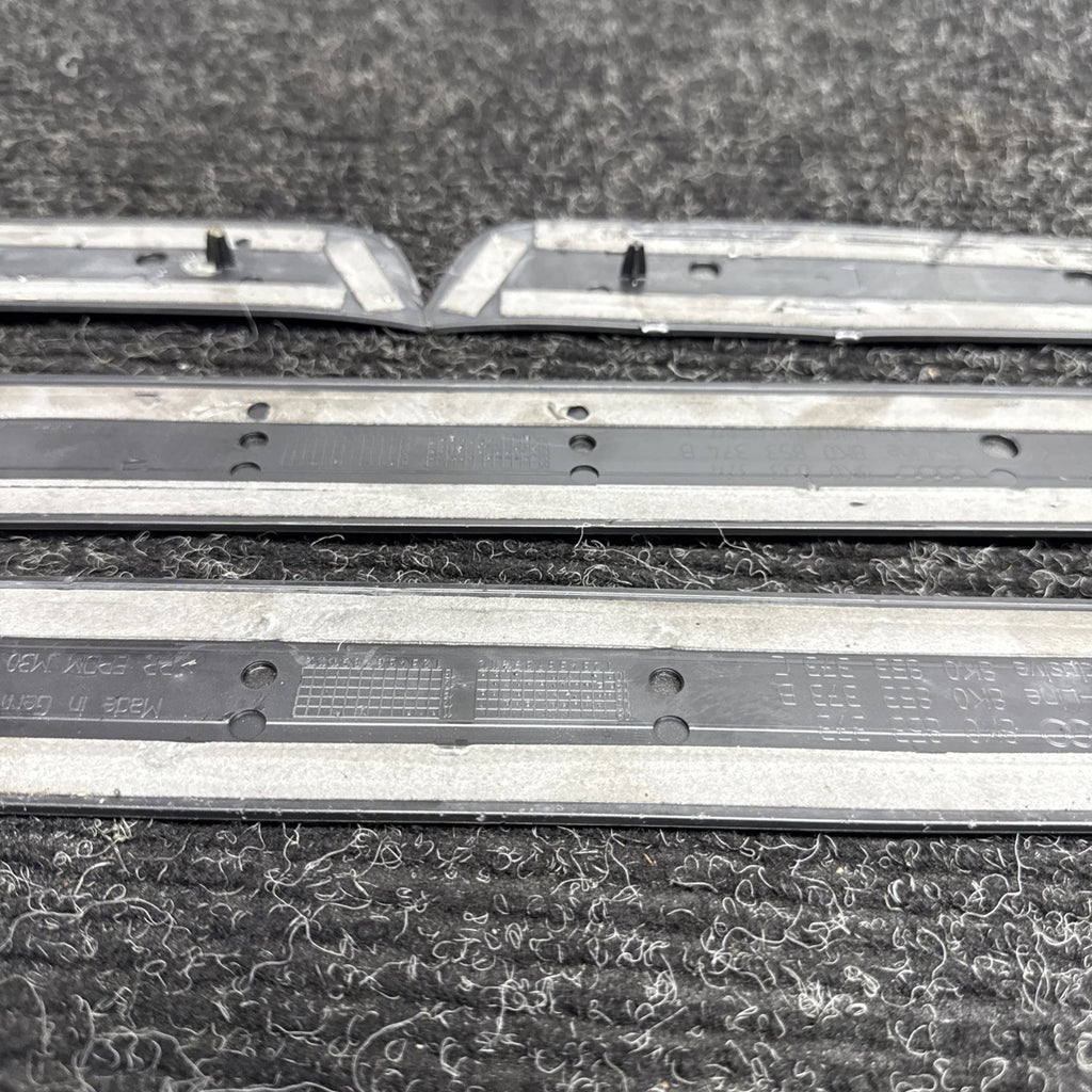 ☑️ 2012-2015 Audi A4 S-LINE Door Sill Trim Cover Emblem SET 8K0853373 8K0853374