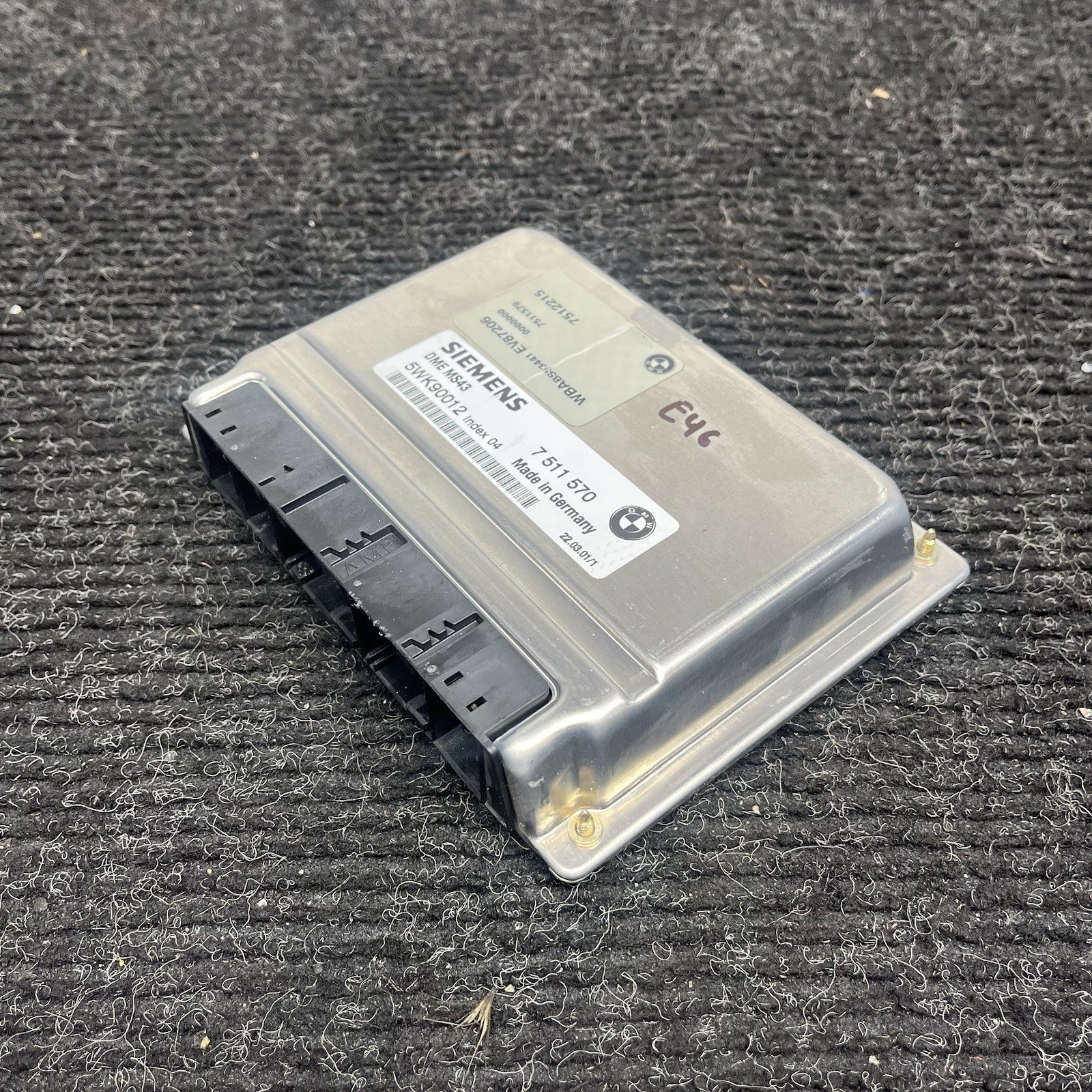 ☑️ BMW E46 E39 3 5 Series Z3 MS43 M54 DME ECU Engine Computer Control Module OEM