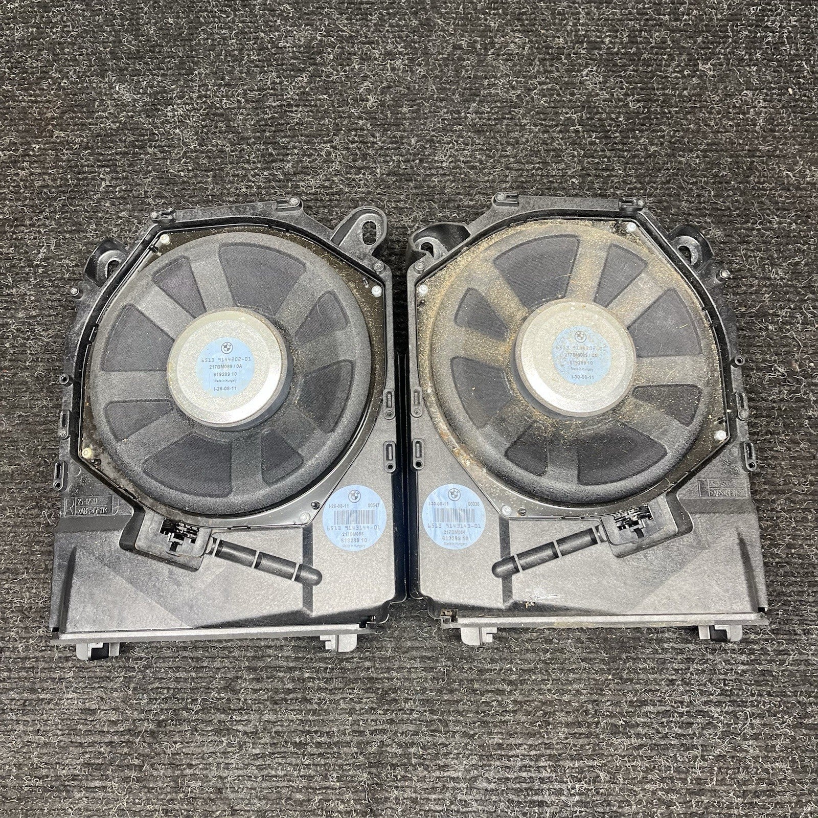 ☑️ 06-13 OEM BMW E82 E90 E92 E93 HiFi Hi-Fi Bass Audio Speaker Sub Subwoofer SET