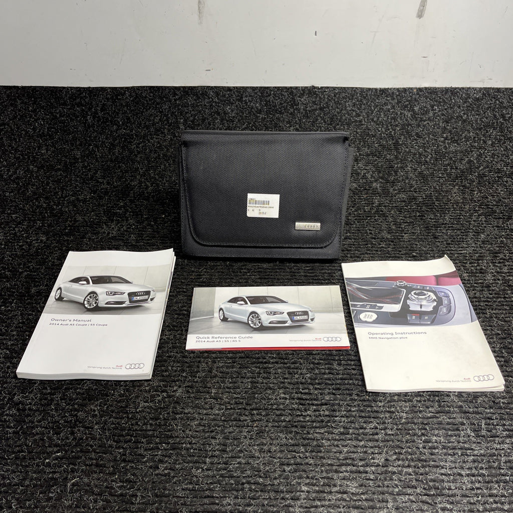 ☑️ AUDI S5 2014 AUDI OWNER'S GUIDE OWNERS MANUAL OPERATORS USER GUIDE OEM