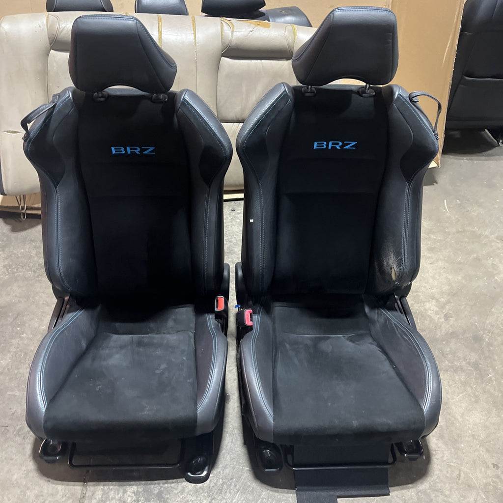 ☑️2013-2020 Toyota 86 BRZ FRS Series Hyper Blue M3Y Seat Set Pair Left Right OEM