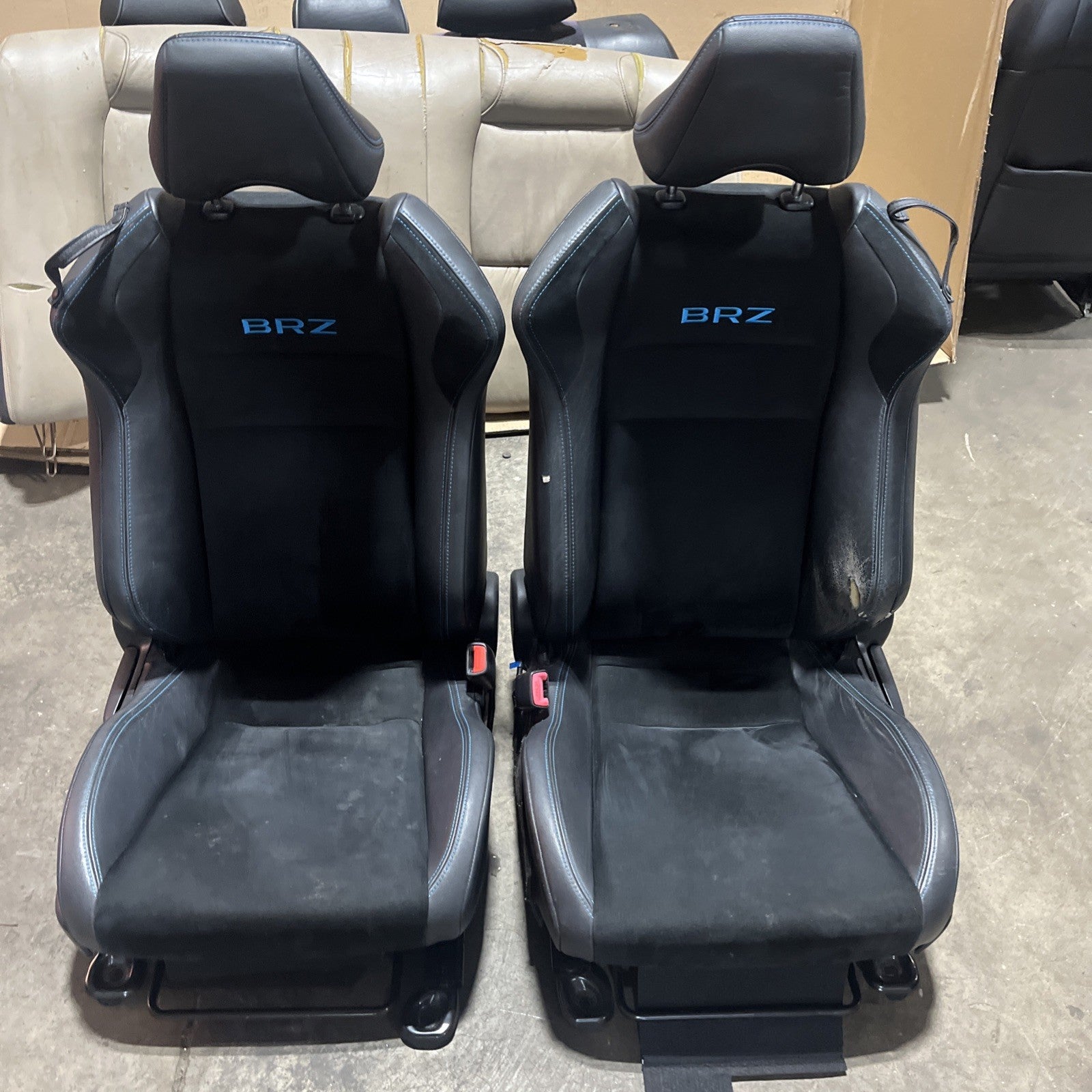 ☑️2013-2020 Toyota 86 BRZ FRS Series Hyper Blue M3Y Seat Set Pair Left Right OEM