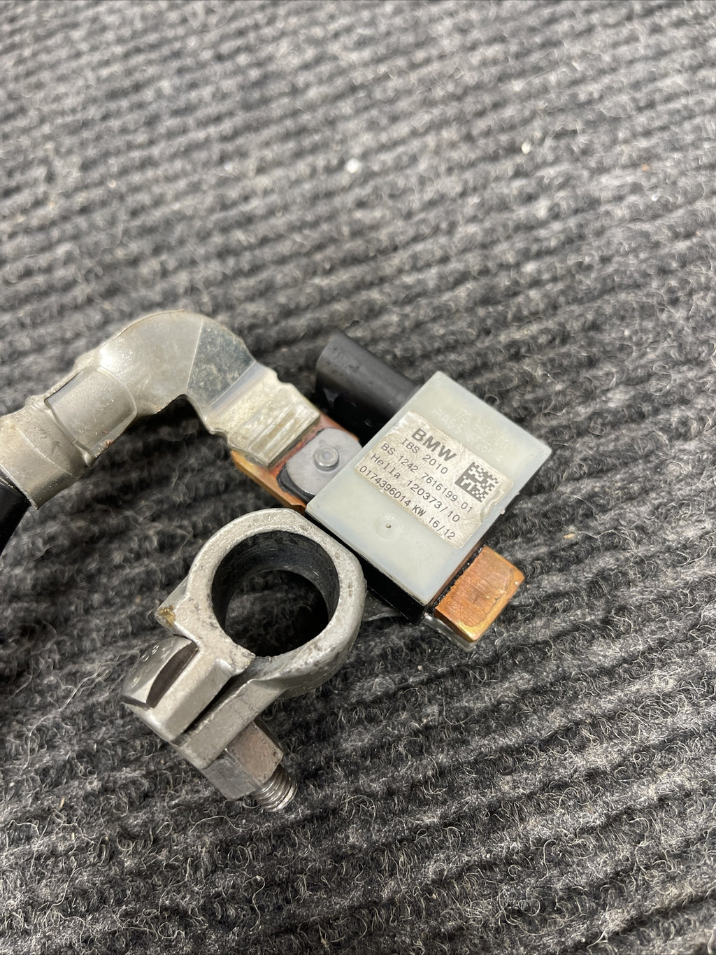 ✅ 08-13 OEM BMW E82 E88 128 135 Battery Negative Cable Terminal IBS Ground
