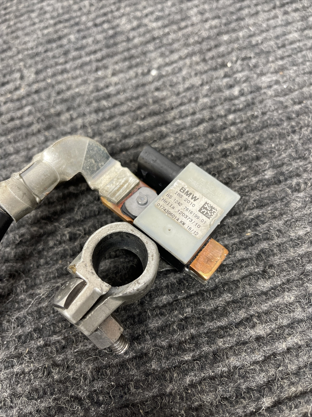 ✅ 08-13 OEM BMW E82 E88 128 135 Battery Negative Cable Terminal IBS Ground