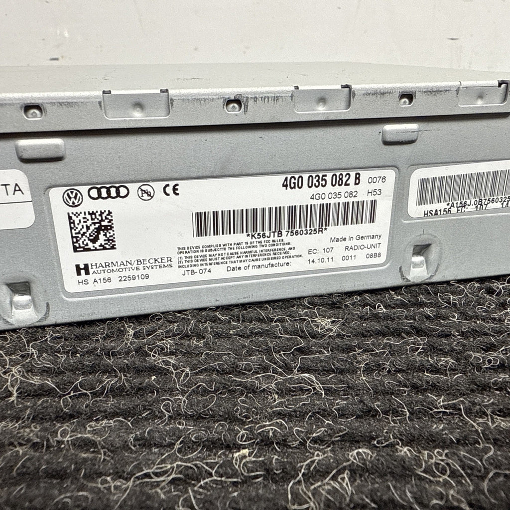 ☑️ 13-17 AUDI 8R Q5 A5 A4 TRUNK RADIO RECEIVER AUDIO SYSTEM HARMAN BECKER OEM