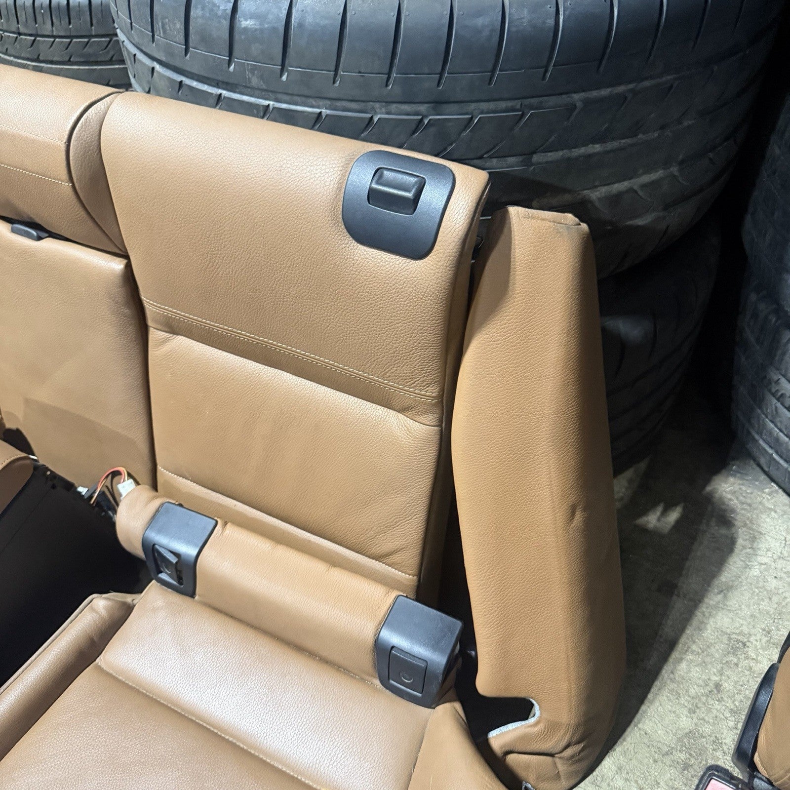 ☑️ 07-13 BMW E93 335 Convertible OEM Saddle Brown Interior Seats Complete Heated