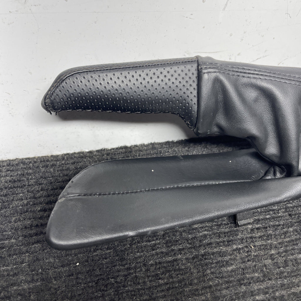☑️ 08-13 OEM BMW E82 E88 135 128 Boot Hand Brake Ebrake Handle Leather Black