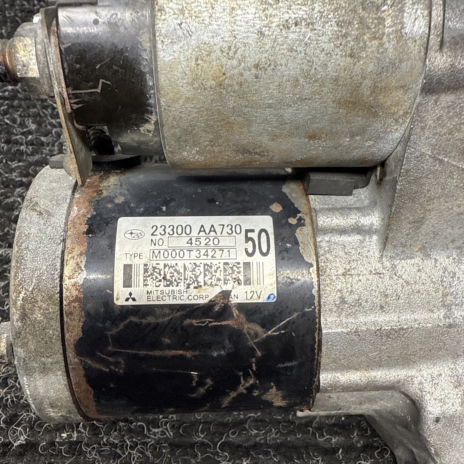 ☑️ 2013-2017 Scion FRS Subaru BRZ Starter Motor Manual Trans MT 23300AA730 OEM