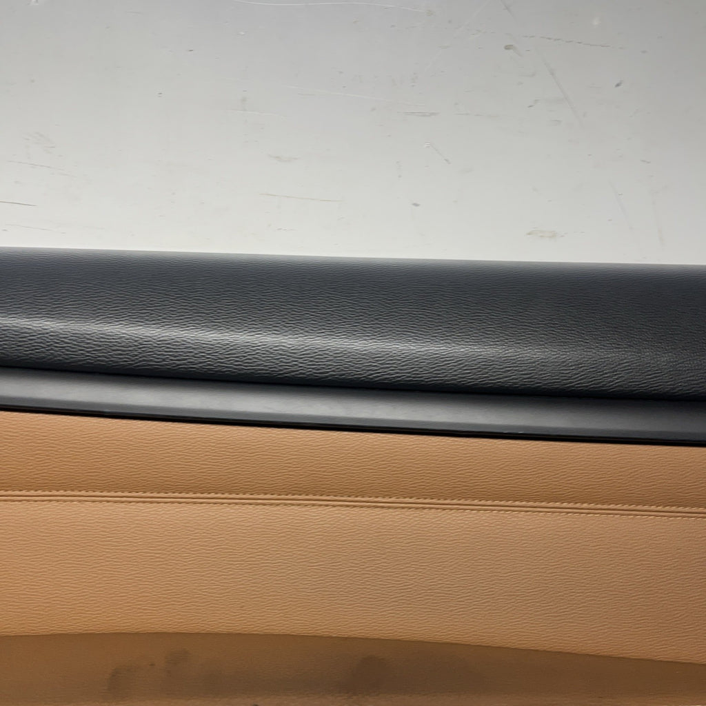 ☑️ 07-13 OEM BMW E93 E92 Front Passenger Door Card Panels SADDLE BROWN LEATHER