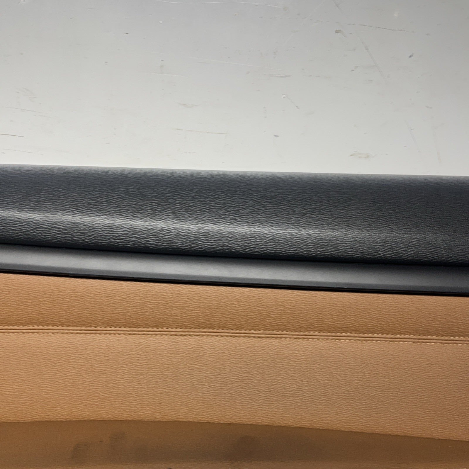☑️ 07-13 OEM BMW E93 E92 Front Passenger Door Card Panels SADDLE BROWN LEATHER