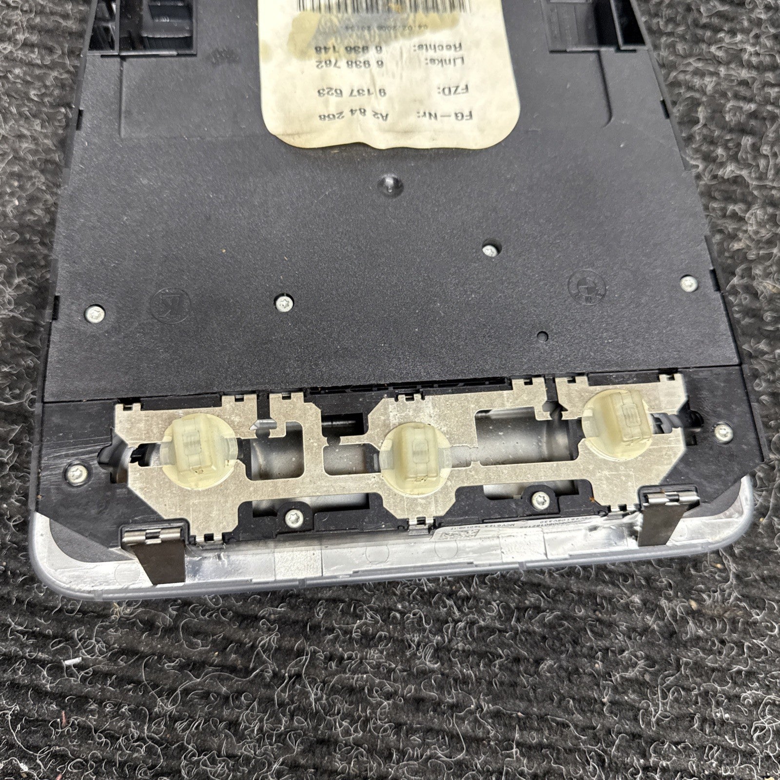 ☑️ 06-13 BMW E90 E92 328I 330I 335I Front Reading Dome Light Switch Panel OEM