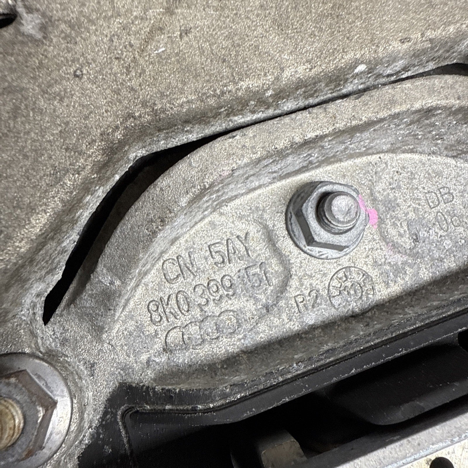☑️ 09-16 Audi A4 S4 S5 Q5 OEM Transmission Mount Crossmember Bracket 4H0399263