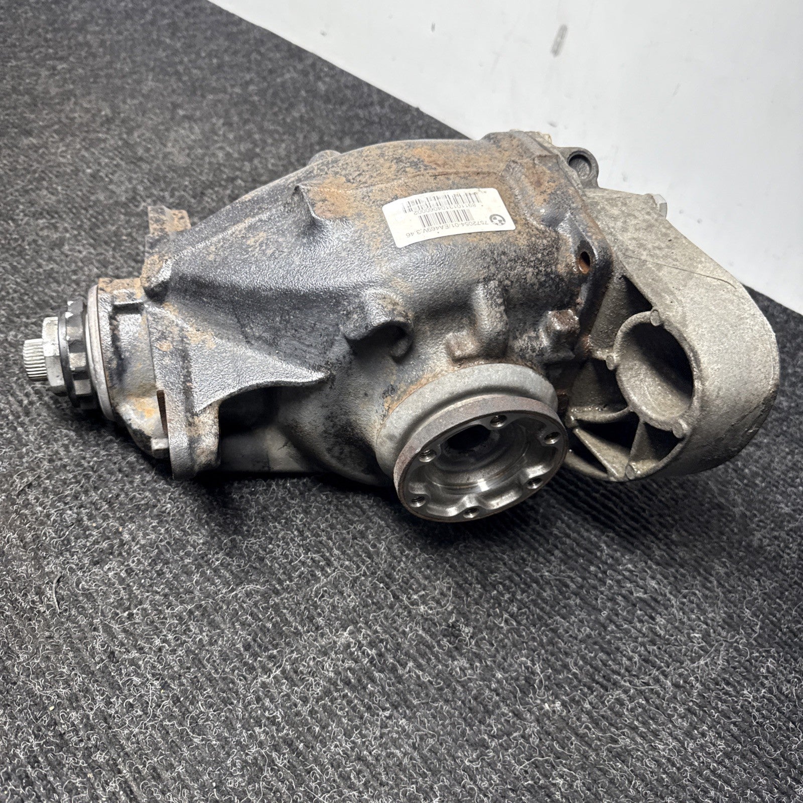 ☑️ 07-13 BMW E82 E90 E92 REAR AUTOMATIC AXLE DIFFERENTIAL CARRIER RATIO 3.46 OEM