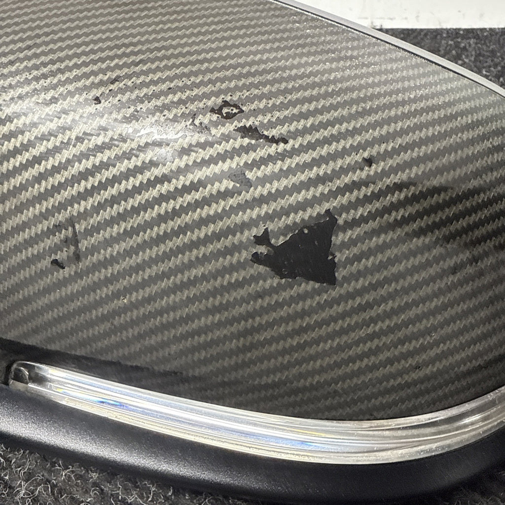☑️ 12-18 OEM BMW F30 F31 Left Driver Side Mirror Heated Camera Glass