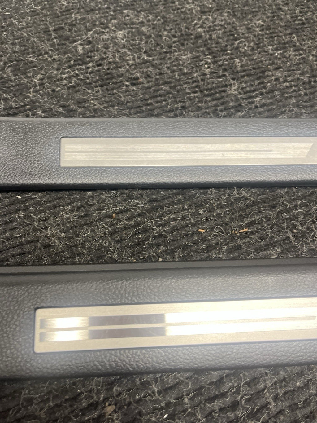 ☑️ 2015-2021 Subaru WRX STI Front Door Sill Trim Set OEM LU85