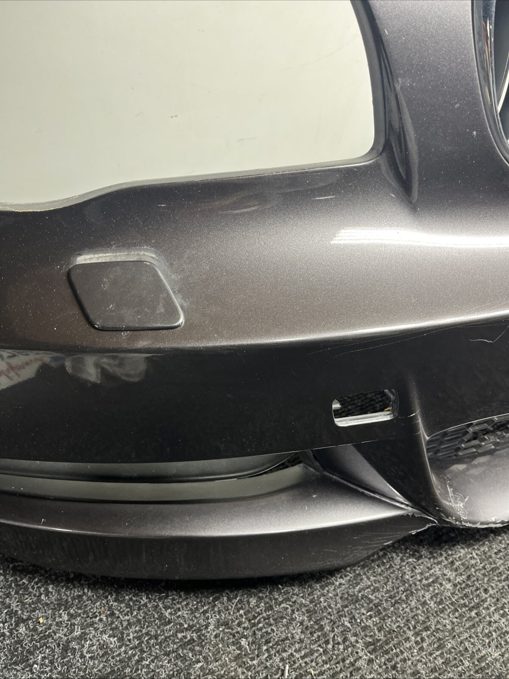 ☑️ 08-13 OEM BMW E82 E88 135 Front Bumper M Sport Sparkling Metallic A22/7 *NOTE