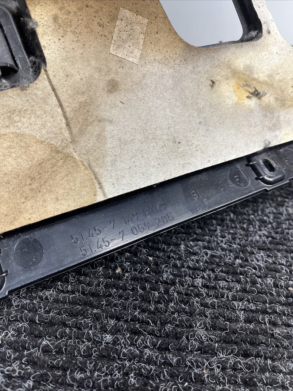 ☑️ 2006-13 BMW E90 E92 E93 328I 335I M3 MANUAL LEFT KICK KNEE PANEL BLACK OEM