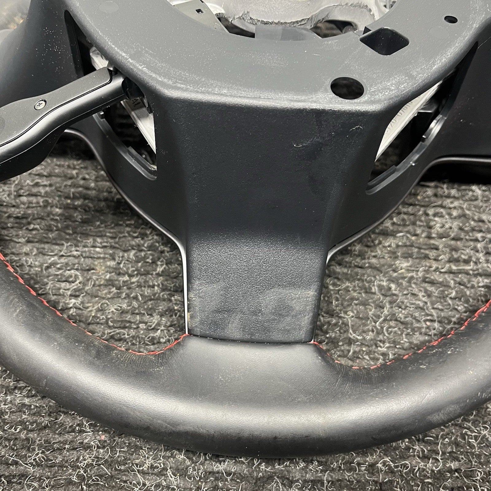 ☑️ 22-24 SUBARU BRZ STEERING WHEEL LEATHER BLACK OEM MANUAL GS131-16410
