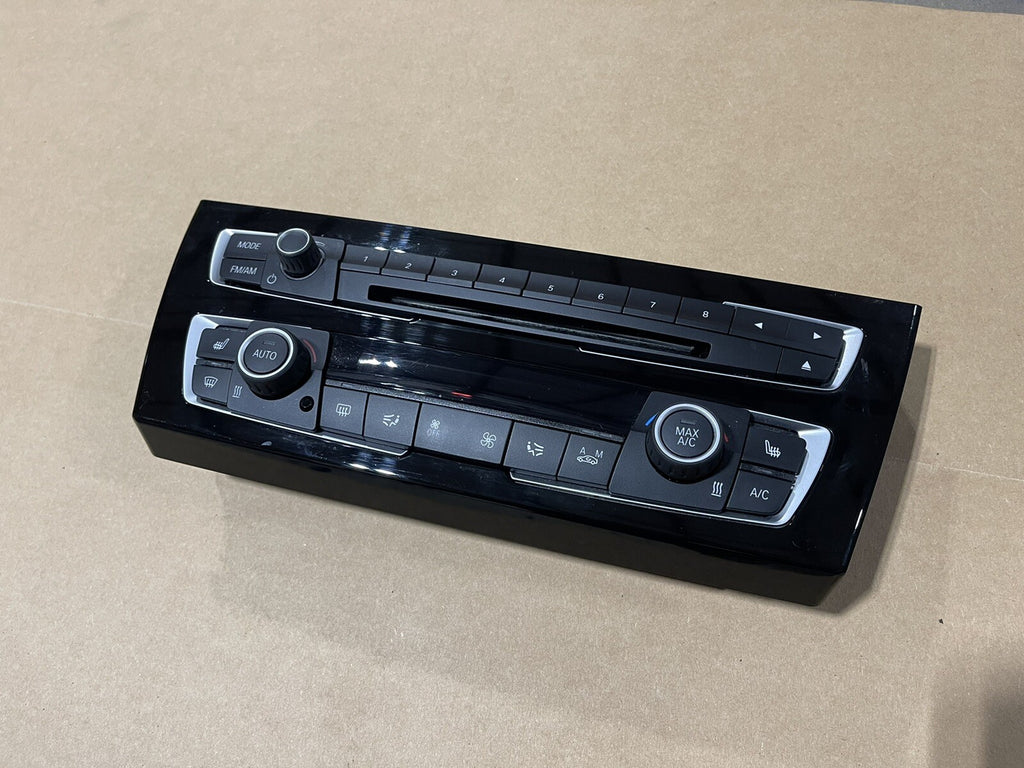 12-20 OEM BMW F30 F33 F36 F22 AC Heater Radio Media Control Panel Ambient Light