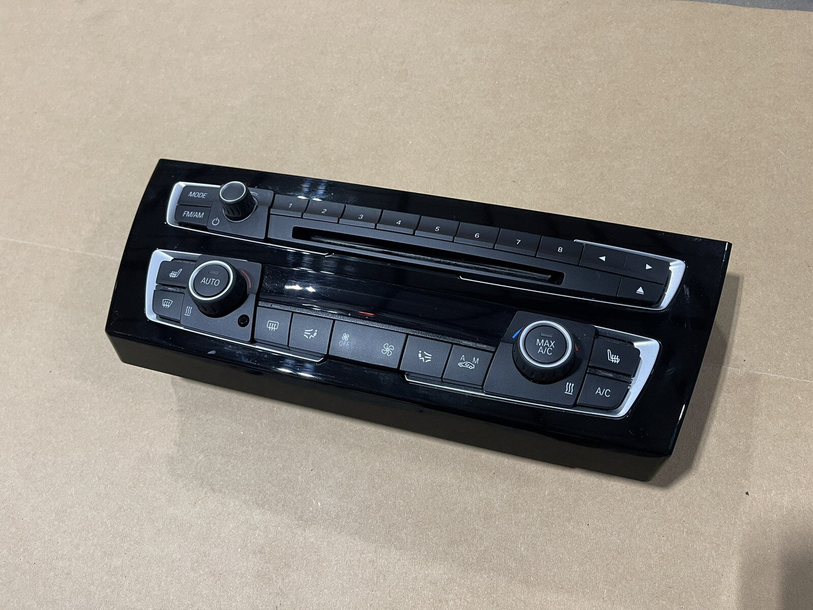 12-20 OEM BMW F30 F33 F36 F22 AC Heater Radio Media Control Panel Ambient Light