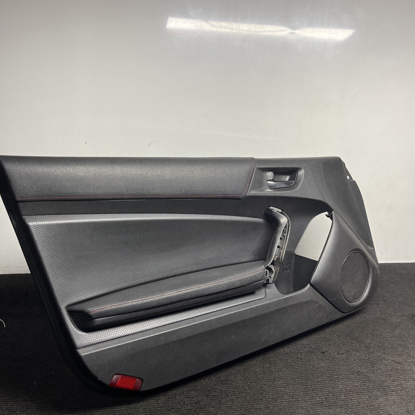 ☑️ 2013-2016 LH SCION FRS BRZ 86 OEM RED STITCHED DOOR PANELS SPEAKER ARM REST
