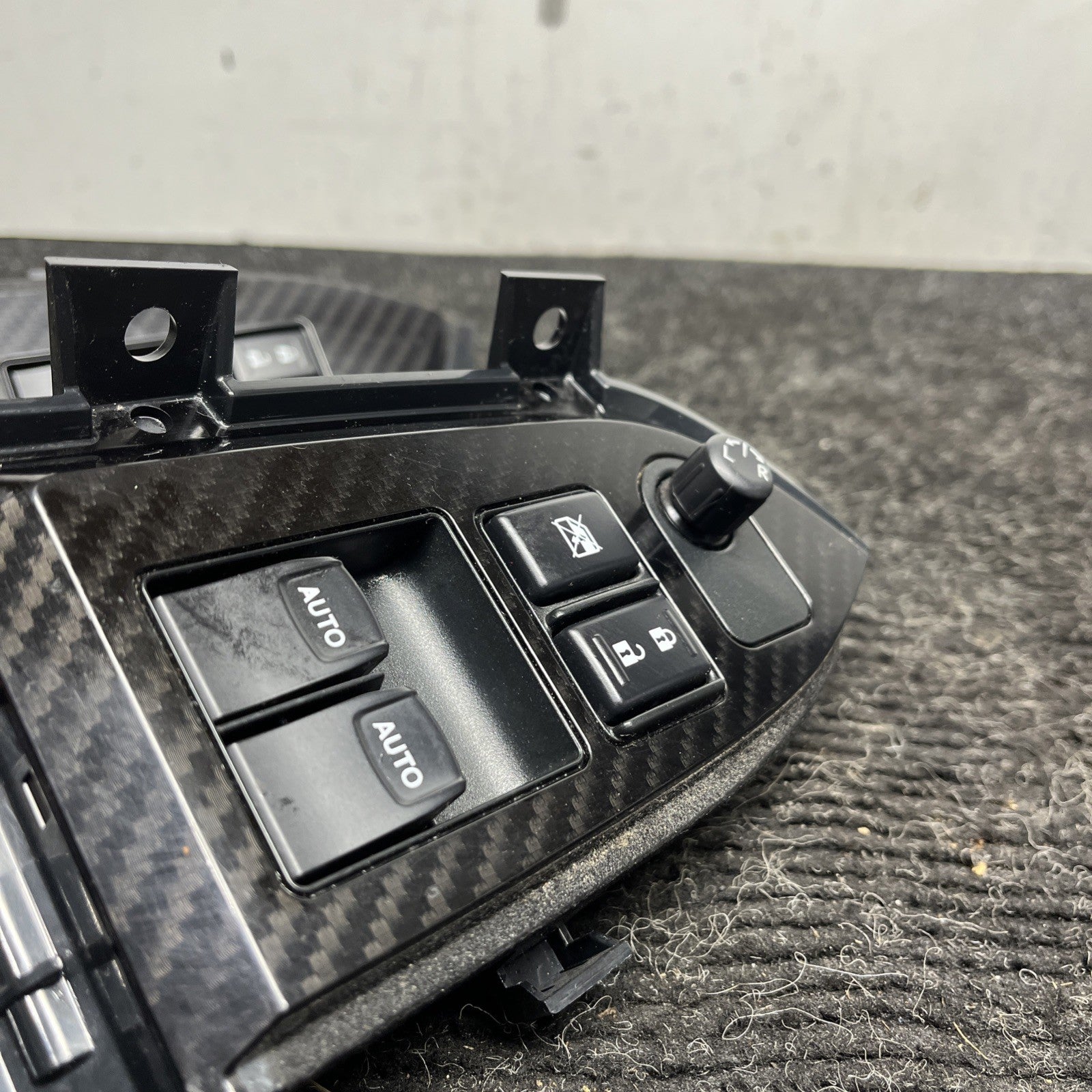 ☑️ 2013-2020 Subaru BRZ 86 FR-S Front Left & Right Carbon Window Master Switches