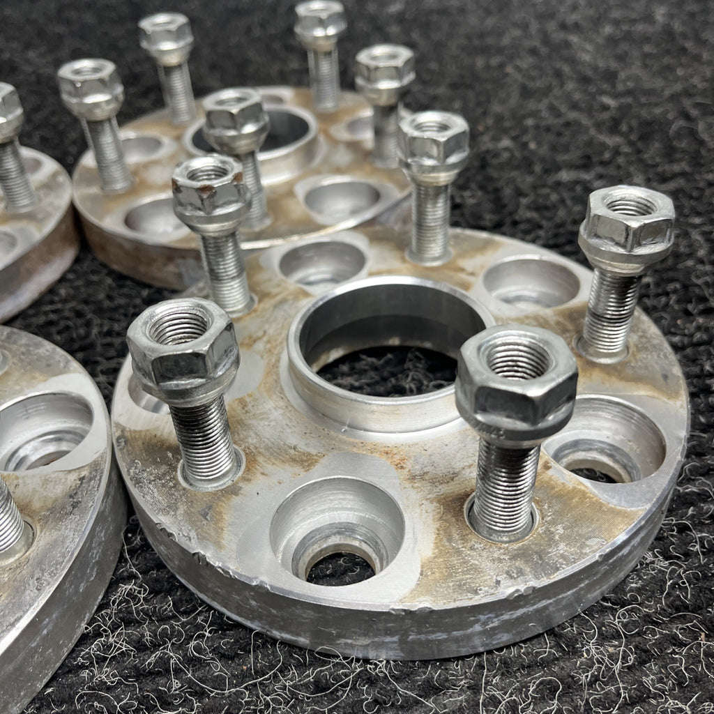 ☑️4x 20mm Black Hubcentric Wheel Spacers 5x100  BRZ impreza legacy Forester 86