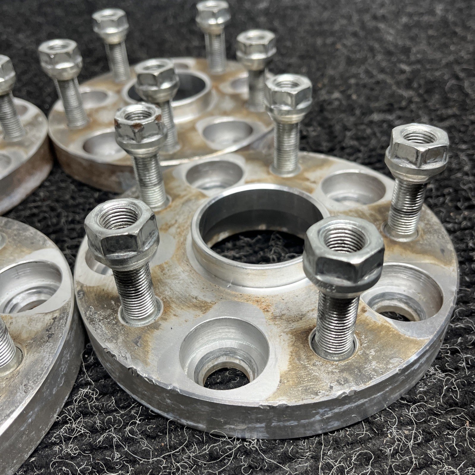☑️4x 20mm Black Hubcentric Wheel Spacers 5x100  BRZ impreza legacy Forester 86