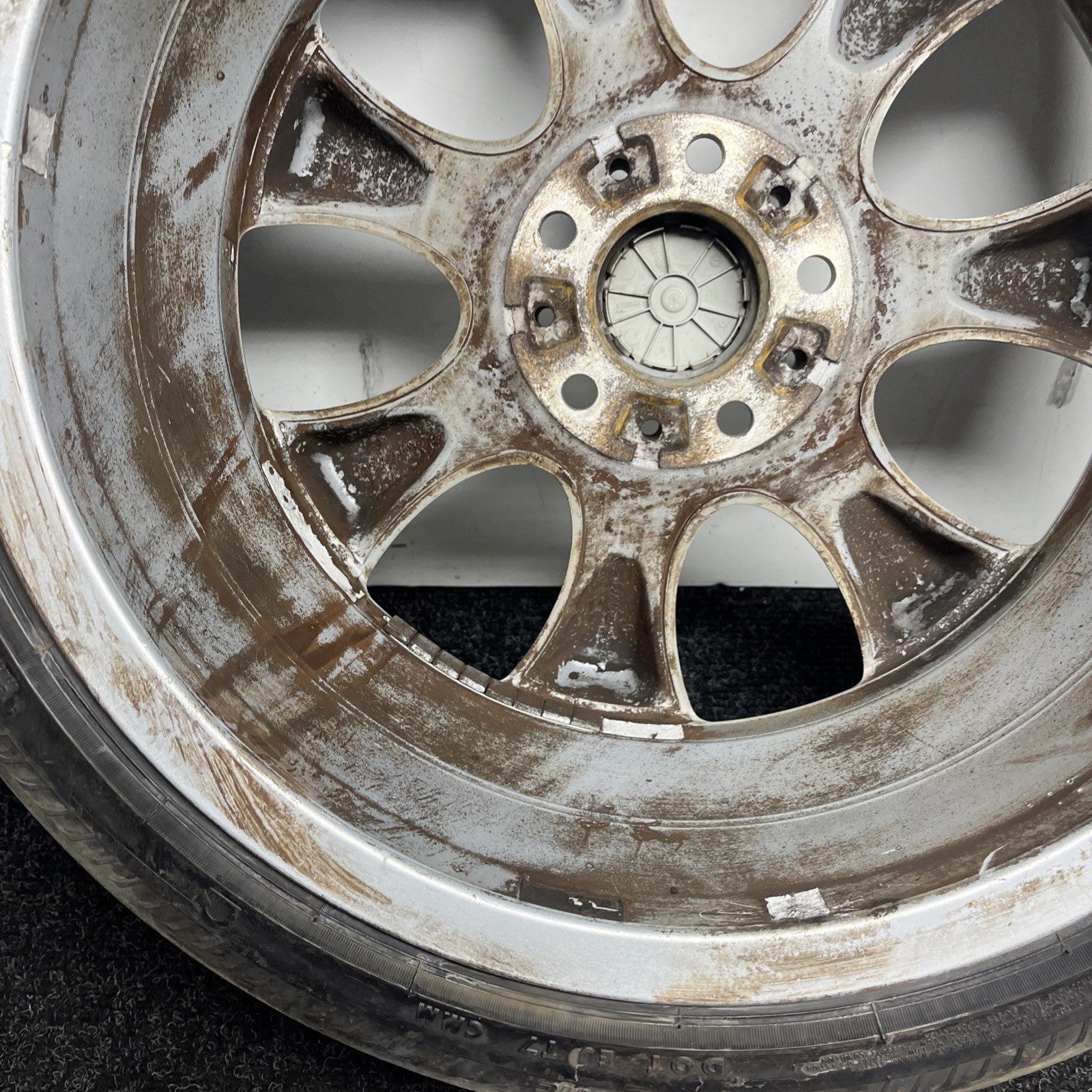 ☑️ 2006-13 BMW 335i E90 E92 18x8 STYLE 162 FRONT WHEEL RIM SILVER OEM 225/40/R18