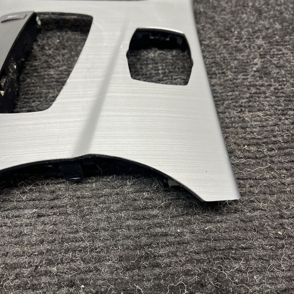 ☑️ 2011-2018 BMW X3 X4 F25 F26 FRONT CENTER CONSOLE SHIFTER TRIM PANEL ALUMINUM